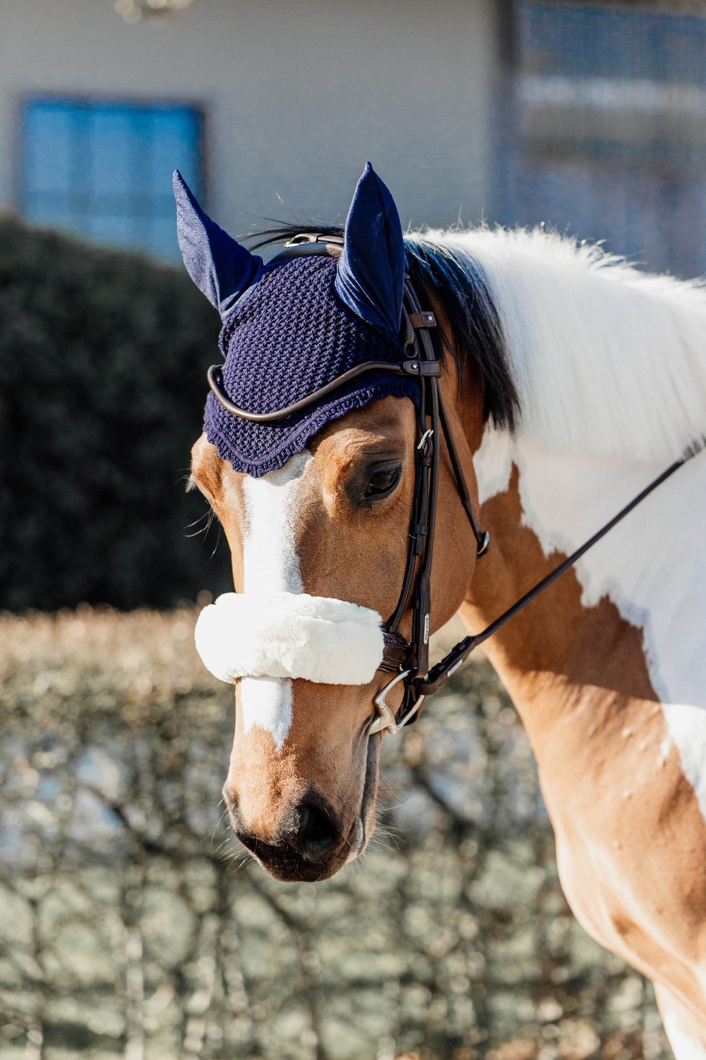Sheepskin Noseband Cover
