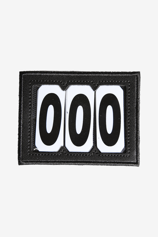 Nummerlapp PVC Velcro